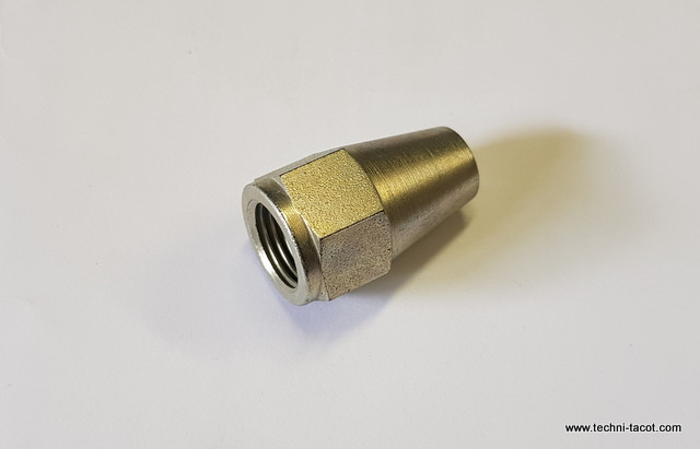Raccord 1/2 20 UNF sur tube 8 mm (bocal frein métal)